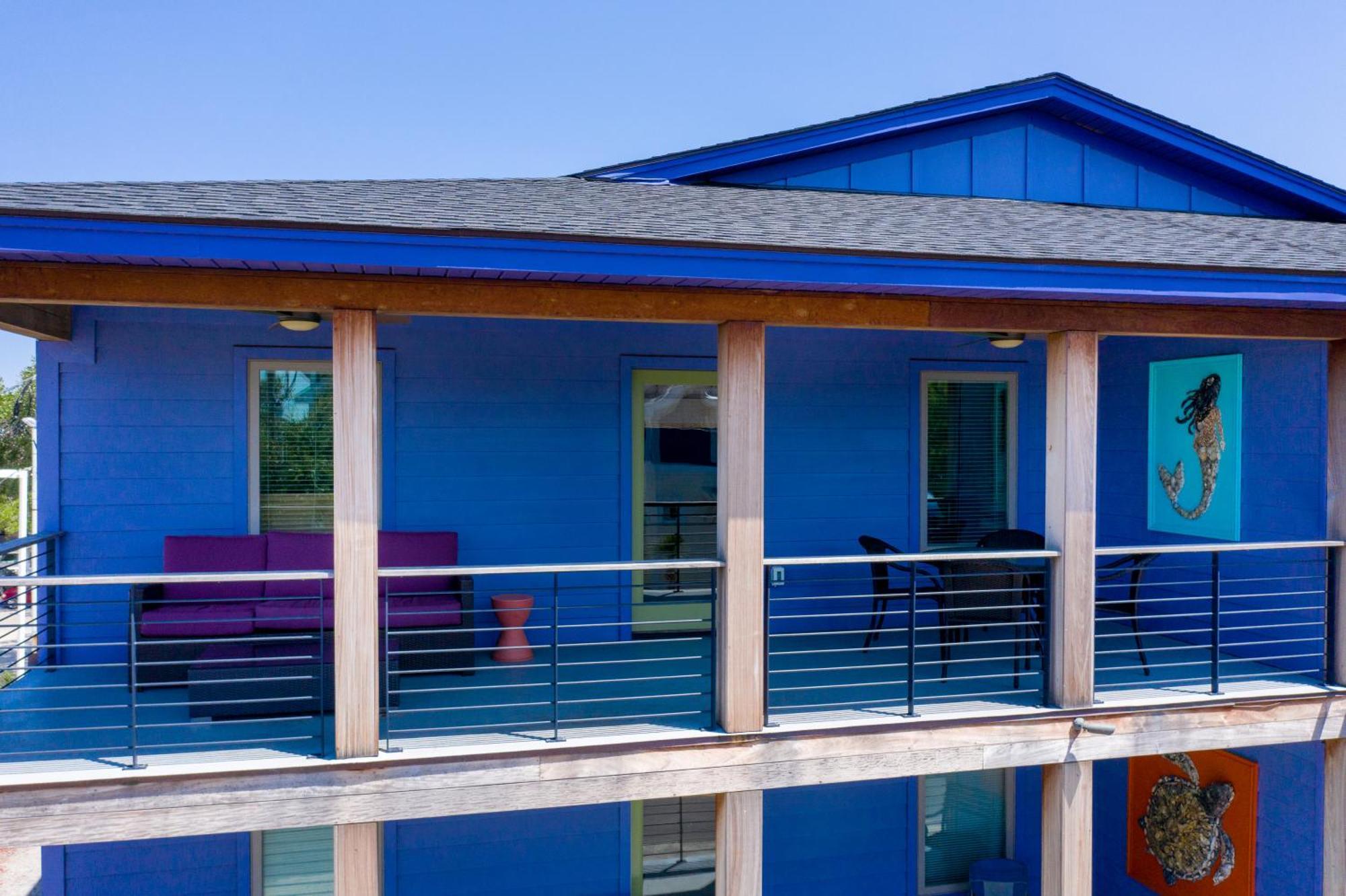 Folly Vacation Perfect Purple Palace Apt C Folly Beach Bagian luar foto