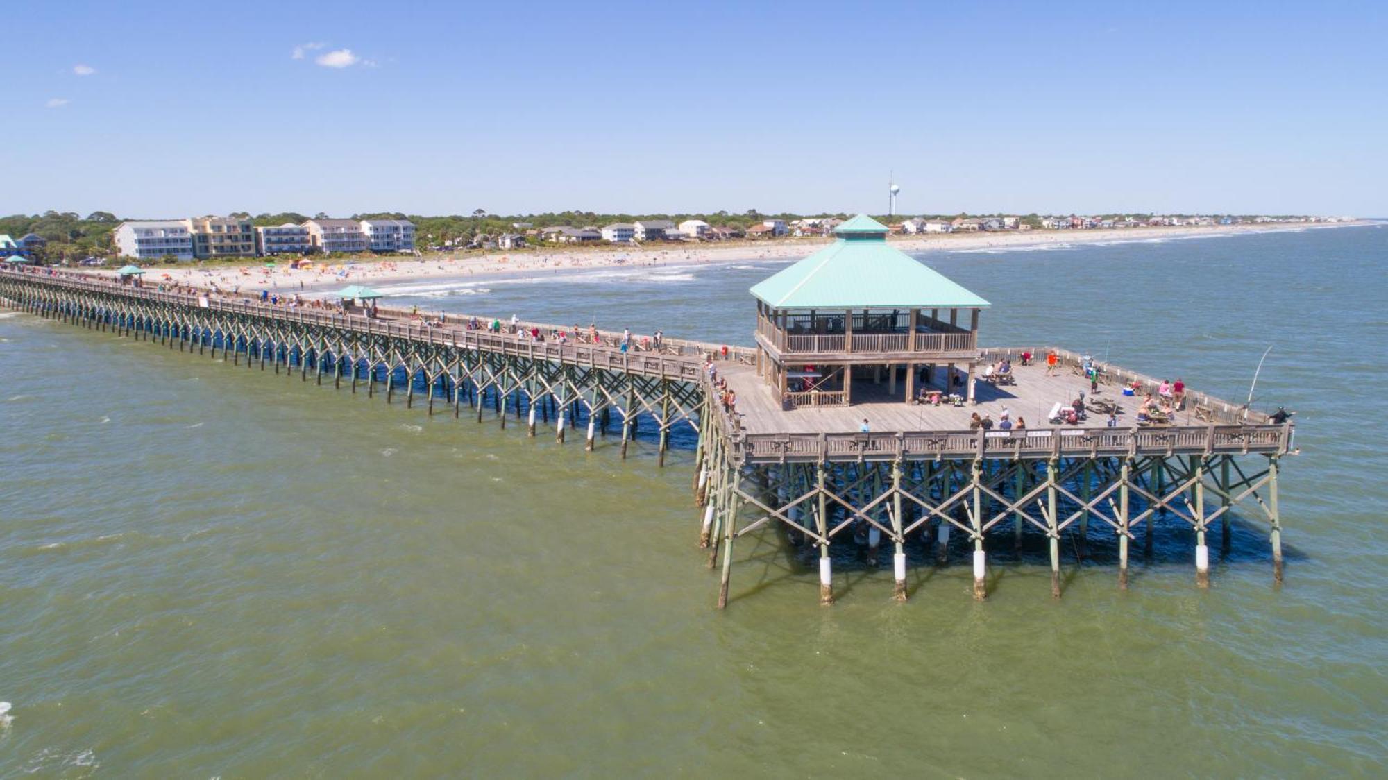 Folly Vacation Perfect Purple Palace Apt C Folly Beach Bagian luar foto